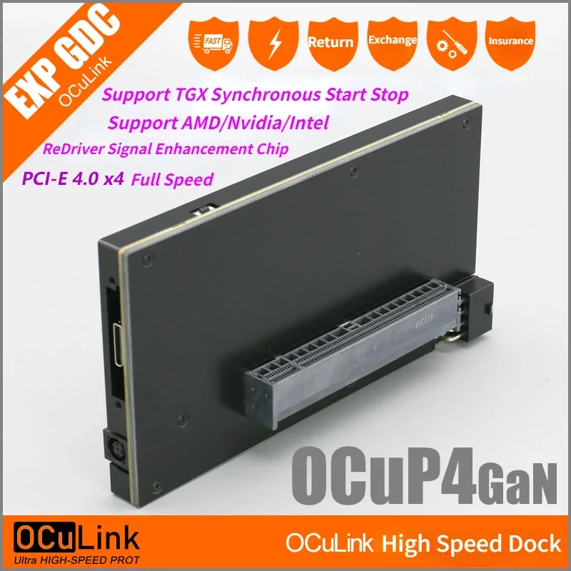 External Gpu Dock Pcie 4.0 Oculink - OCuP4GaN OCuLink GPU Dock Case met