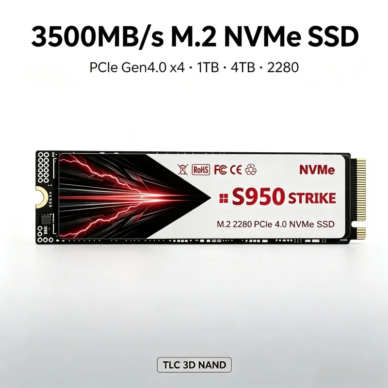 S950, originele PCIe 4.0 M.2 2 - M.2 Nvme 4Tb Pcie 4.0 Ssd recensie en prijs