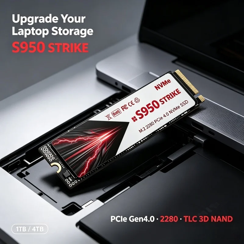 S950, originele PCIe 4.0 M.2 2 - M.2 Nvme 4Tb Pcie 4.0 Ssd recensie en prijs