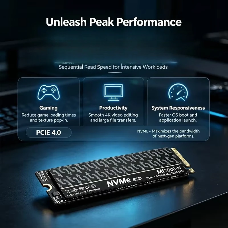 MI7000N 500GB 1TB 2TB 4TB M.2  - M.2 Nvme 4Tb Pcie 4.0 Ssd recensie en prijs
