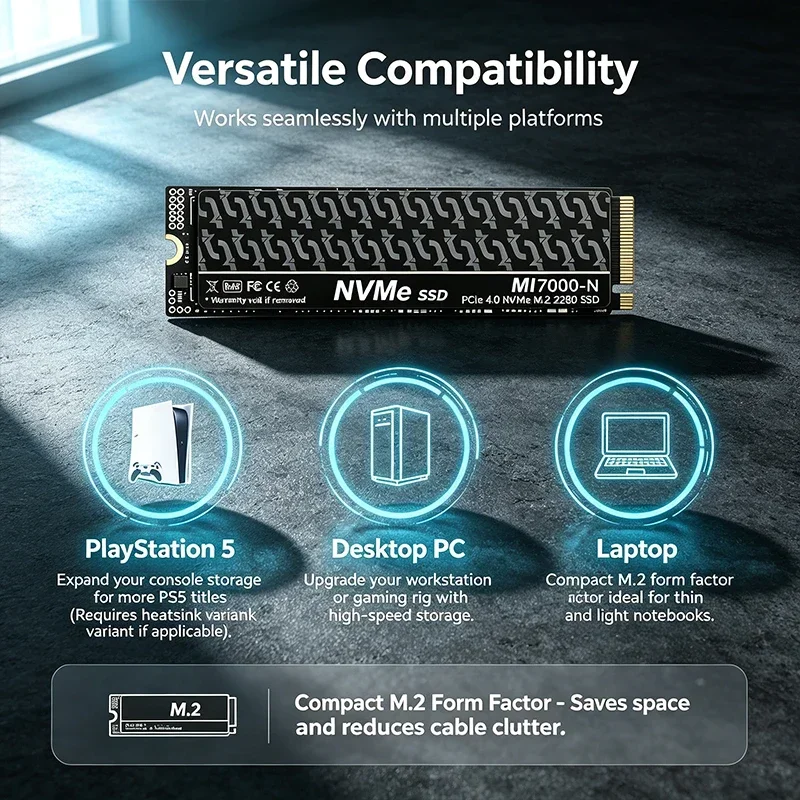 MI7000N 500GB 1TB 2TB 4TB M.2  - M.2 Nvme 4Tb Pcie 4.0 Ssd recensie en prijs