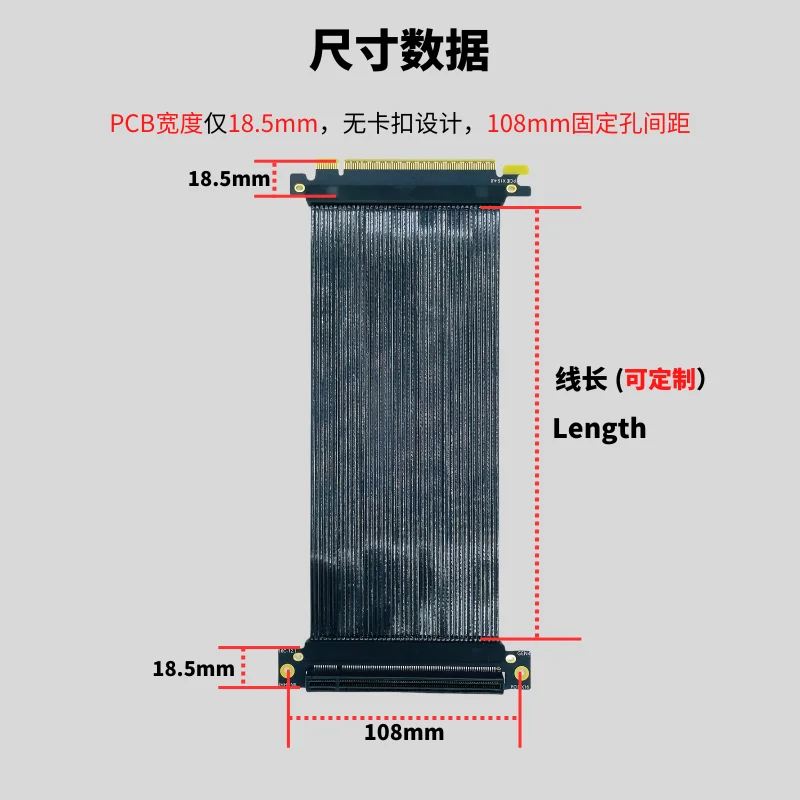 PCI-E 4.0X16 grafische kaart a - Pcie 4.0 X16 Riser Cable 90 Degree recensie en prijs