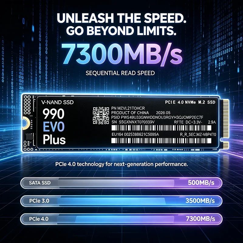 M.2 NVMe SSD 990 EVO Plus 500G - M.2 Nvme 4Tb Pcie 4.0 Ssd recensie en prijs