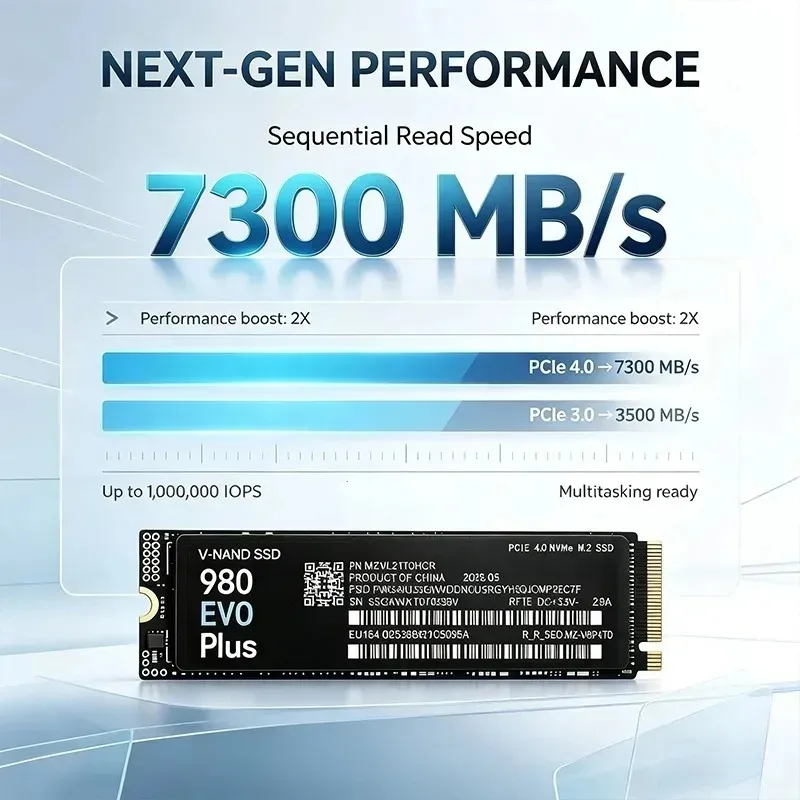 980 EVO Plus M.2 2280 NVMe PCI - M.2 Nvme 4Tb Pcie 4.0 Ssd recensie en prijs