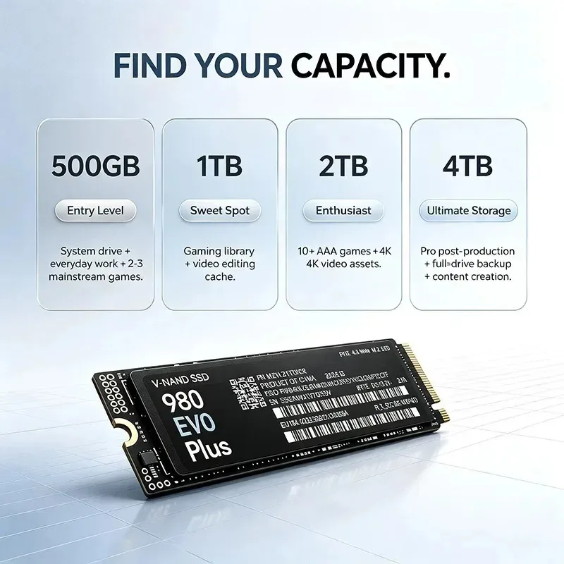 980 EVO Plus M.2 2280 NVMe PCI - M.2 Nvme 4Tb Pcie 4.0 Ssd recensie en prijs